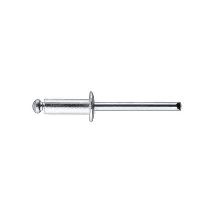 Заклепка алюмінієва 4.8*14.0 мм, 50 од. INTERTOOL RT-4814, фото 3
