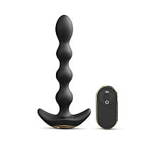 Анальний вібратор-намисто Dorcel FLEXI BALLS, гнучкий стовбур, пульт ДК