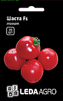 Насіння томату Шаста F1, 10 шт., червоного, округлого кущового для переробки, ТМ "ЛєдаАгро"