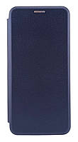 Чохол книжка Premium для Samsung A12 / A125 на магніті з підставкою темно-синій