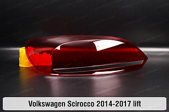 Скло заднього ліхтаря VW Volkswagen Scirocco (2014-2017) рест ліве