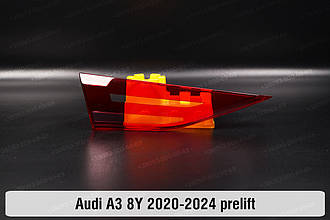 Скло заднього ліхтаря внутрішнє у кришці багажника Audi A3 8Y (2020-2024) дорест ліве