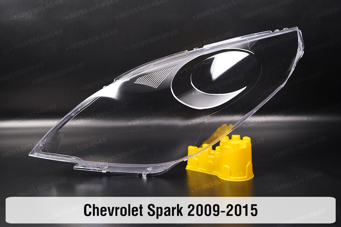 Скло фари Chevrolet Spark (2009-2015) ліве