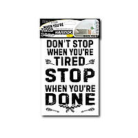 Набір декоративних наліпок А3 "Dont stop" НДН-03-1