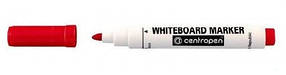 Маркер для сухостираємої дошки "Centropen" Whiteboard круглий Червоний 8559 KNZ