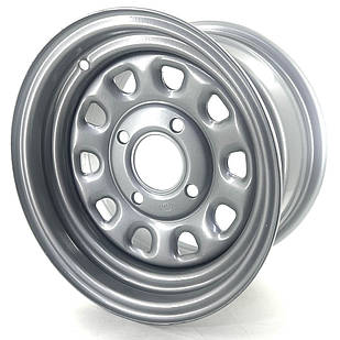 Диск для квадроциклів ATV (R12, 4х110, 25x8-12, 25x10-12) передній/задній ITP Steel Delta Silver