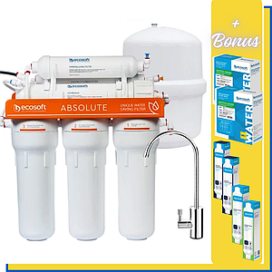 MO675MECO Ecosoft Absolute з мінералізатором Фільтр зворотного осмосу (з Подаруноком)