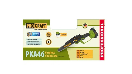 Акумуляторна міні пила Procraft PKA46 (2 акб) Кейс