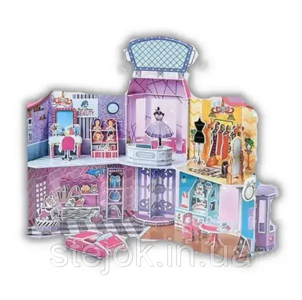 Конструктор 3D пазл Level Up 133 елементи, Магазин одягу, фото 1