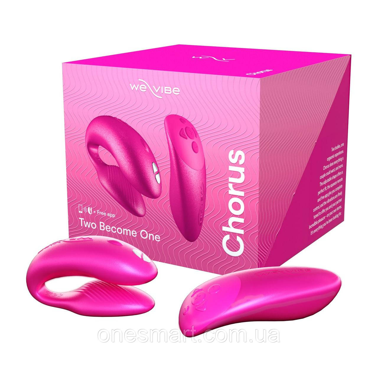 Смарт-вибратор We-Vibe Chorus для пар з сенсорним управлінням потужні вібрації для інтимного задоволення, фото 1