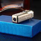 Запальничка турбо 4 форсунка "клевер удачі" у подарунковому пакованні LG-589U2, фото 3