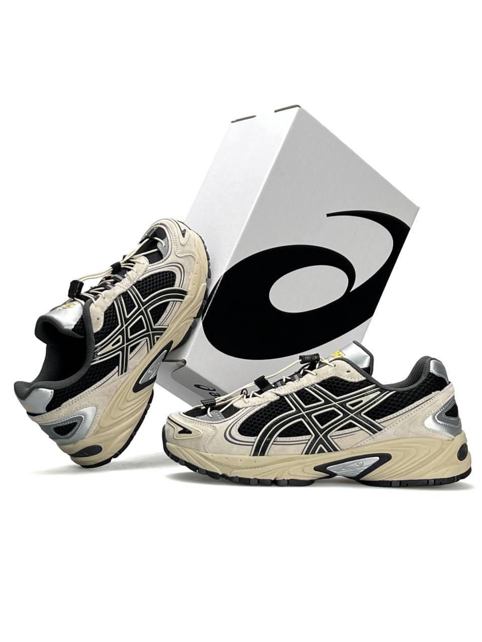Чоловічі кросівки замшеві текстиль ASICS Gel-Kahana TR V4 Beige Black, кеди Асикс бежеві. Чоловіче взуття