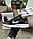 Чоловічі кросівки Nike Zoom Structure 17x Black White Stripes, кеди Найк текстиль нейлон чорні. Чоловіче взуття, фото 3