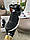 Чоловічі кросівки Nike Zoom Structure 17x Black Grey Orange, кеди Найк текстильні нейлон чорні. Чоловіче взуття, фото 9