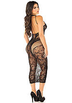 Сукня Leg Avenue Rhinestone Lace and Net Bodycon Dress One Size, Black, фото 3
