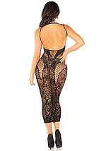 Сукня Leg Avenue Rhinestone Lace and Net Bodycon Dress One Size, Black, фото 4