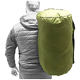 Баул "Балістика" 60л (Оксфорд 600Д) (Олива), фото 2