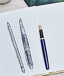 Перова чорнильна ручка, колір синій - перо, фото 7