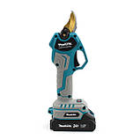 Акумуляторний секатор Makita DUP375 Digital 24 V, 5 AH, електросекатор Макіта для саду, фото 3