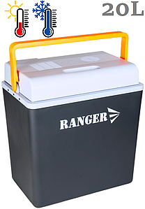 Автохолодильник Ranger Cool, 20 л (220V, 12V, USB) | Охолодження/нагрів, портативний, економний, для подорожей і пікніків