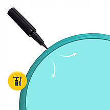 М'яч для фітнесу (фітбол) 4FIZJO 65 см Anti-Burst Mint (P-5905973404761), фото 3