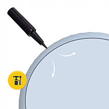 М'яч для фітнесу (фітбол) 4FIZJO 65 см Anti-Burst Grey (P-5905973404785), фото 3