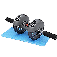 Фітнес тренажер із двома колесами для зміцнення м'язів