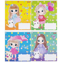 Від 20 шт. Зошит кольоровий 12 аркушів, лінія 3675D  купити дешево оптом в інтернет-магазині