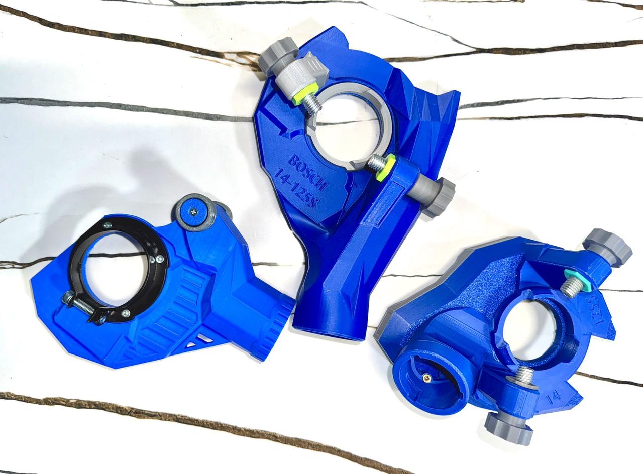 Суперсет пилевідводів V.Gran на болгарки Bosch 14-125S, 17-125S (duster45 + duster360 + duster90)