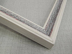 Рамка 40х40. Для картин, плакатів, фото ... 26 мм. "Синя пастель"