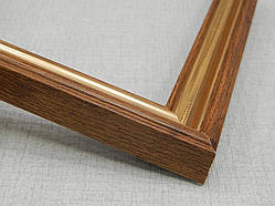 Рамка 40х40. Для картин, плакатів, фото ... 26 мм. "Дерево із золотом"