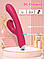 Вібратор фалоімітатор з режимом підігріву 10 режимів вібрації з режимом всмоктування рожевий 21-11,5 см, фото 6