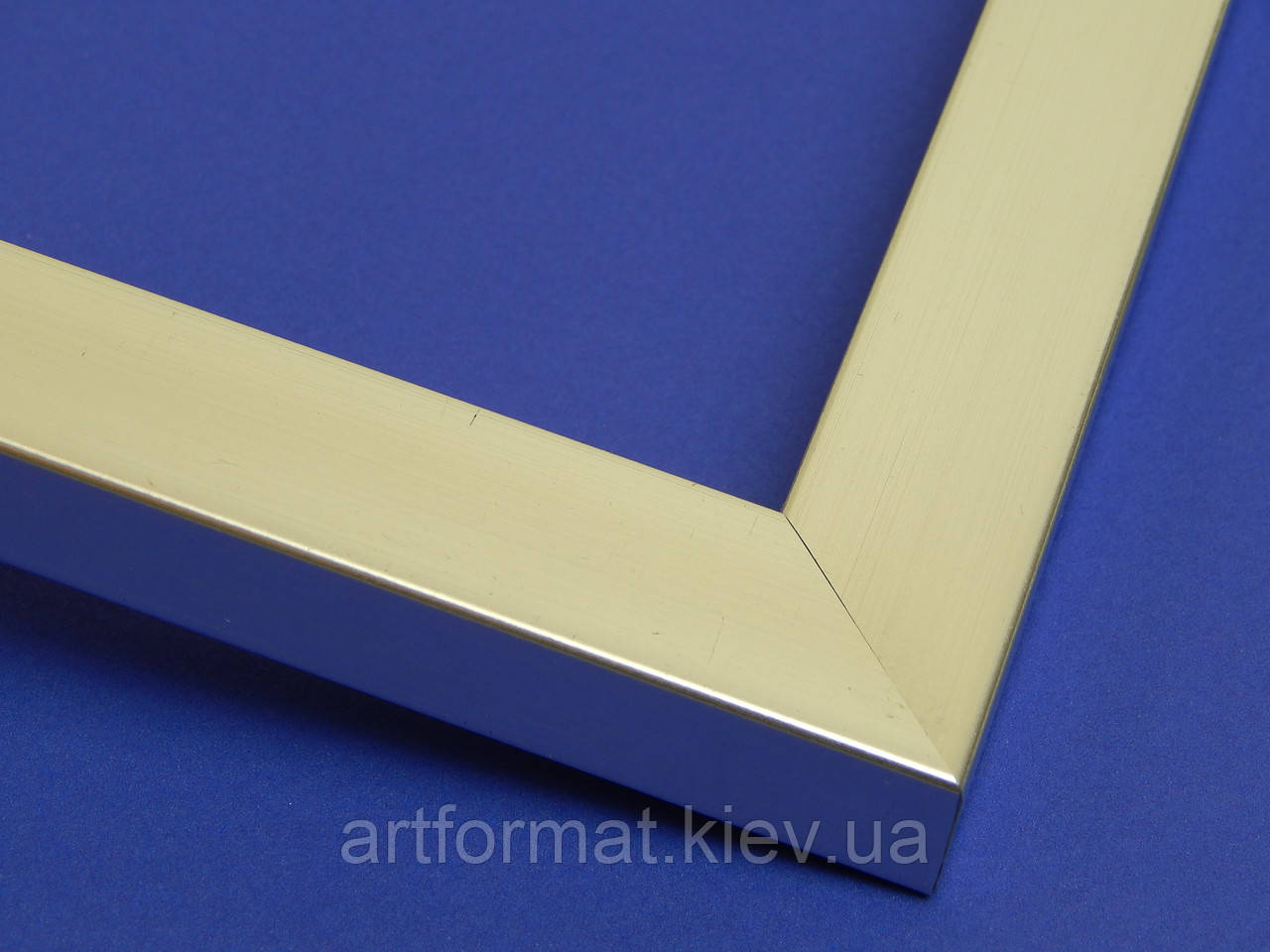 Рамка пластикова 50х70.Срібло.Профіль 20 мм.Для фото, картин, вишивок, плакатів, фото 1