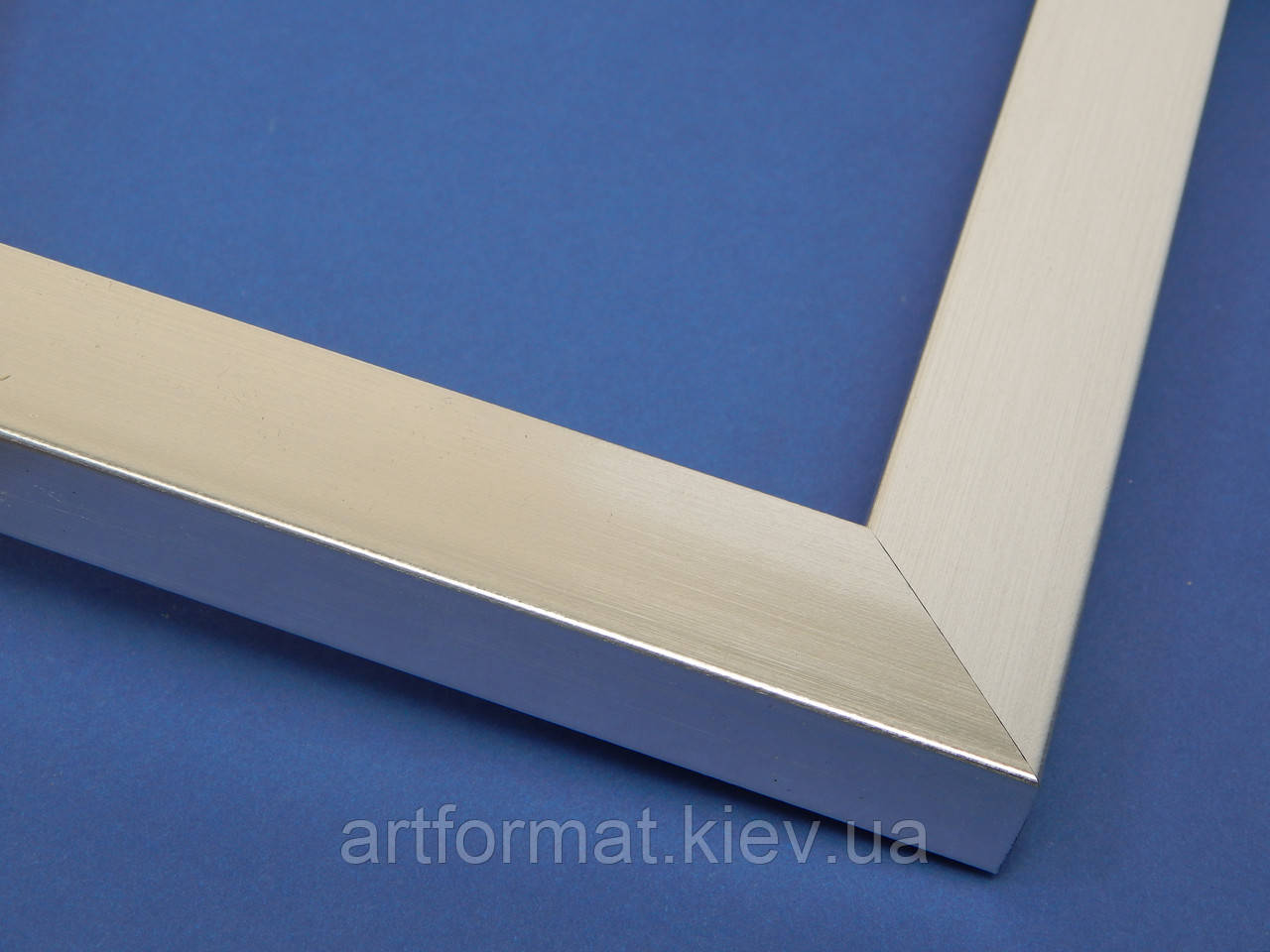 Рамка 50х70. Профіль 22 мм.Срібло металік. Для картин,плакатов,фото, фото 1