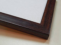 Рамка 18х24.Коричневий під дерево.22 мм. Для фото, вишивок, картин