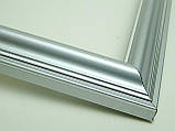 Рамка 30Х30. Для картин,плакатів,фотографій 23 мм. Срібло матове, фото 4