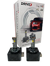 Led-лампи d1s Drivex DlX Ultra 6000 k 55 w 10000 lm 9-32 v 2 шт