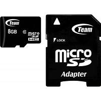 Карта памяти Team 8Gb microSDHC class 10 (TUSDH8GCL1003) (j19804)