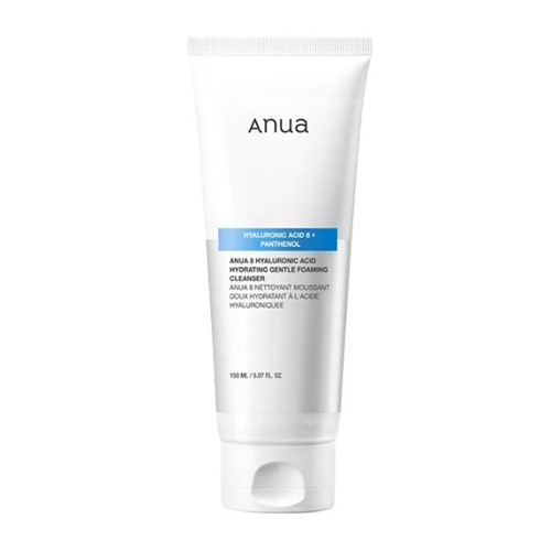 Anua 8 Hyaluronic Acid Hydrating Gentle Foaming Cleanser Пінка з 8 видами гіалуронової кислоти, 150 мл