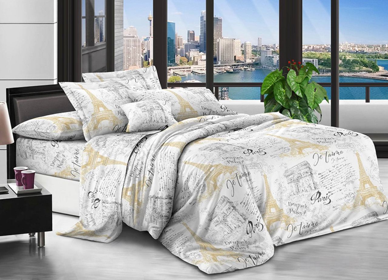 Постільна білизна Sofia полікоттон - СПК-193 двоспальна, фото 1