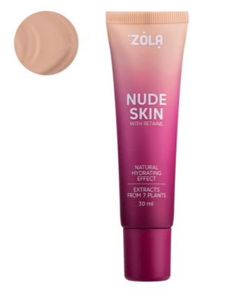 Тональна основа ZOLA NUDE SKIN 02 Medium 30 мл, фото 1