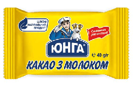 Напій какао з молоком Юнга 40 грамів