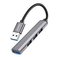 USB-хаб на 4 порти (USB3 + 3×USB2),Hoco HB26 DS