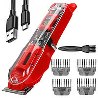 Прозора машинка для стрижки, від акумулятора, HAIR CUTTER LY-452 DS