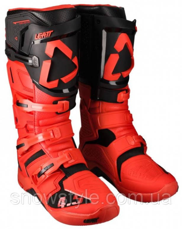 Мотоботи ботинки для мотокросу ендуро Leatt 4.5 Red 8(US) / 41-42(EU), фото 1