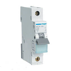 Автоматичний вимикач 6A 6кА 1 полюс тип C MCN106 Hager