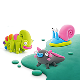 ЛІПАКА тісто для ліплення Екзотичні тварини (хамелеон, гастропода, аксолотль) (3ка!!!), фото 6