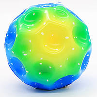 М'ячик-стрибунець (9см) Веселка, MOON BALL DS