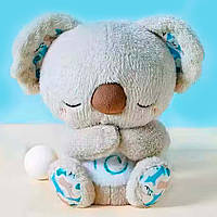 Дихаюча іграшка Коала 25 см,від батарейок,EL-2117-59 DS