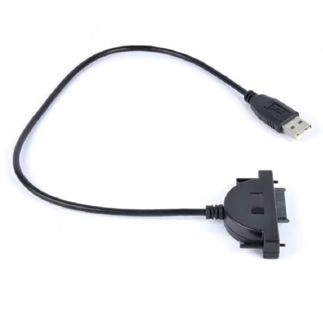 Адаптер перехідник USB 2.0 – SATA 13 Pin для приводу CD/DVD